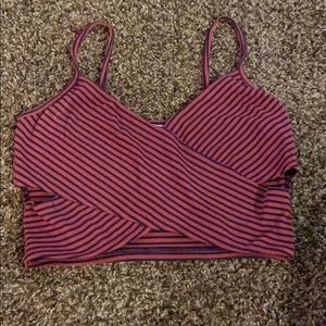 Crisscross crop top